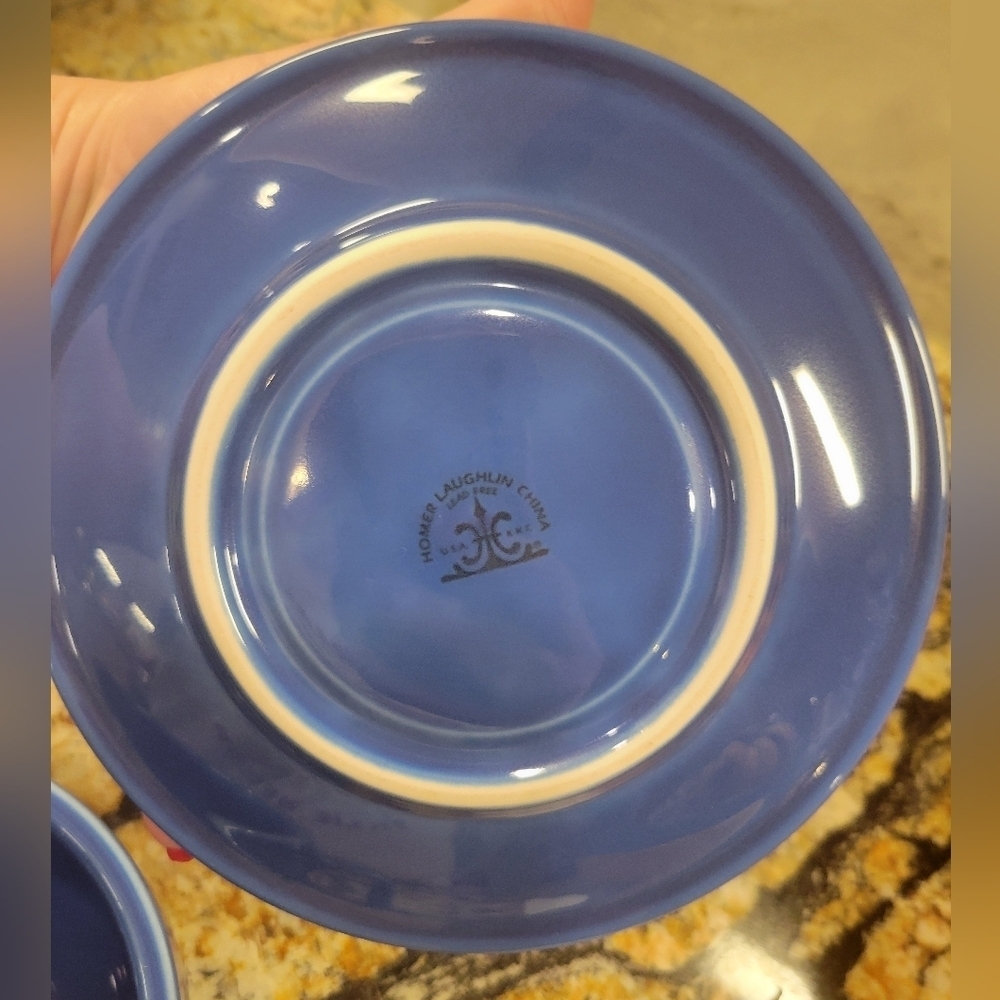 Fiestaware Jumbo Mug & Jumbo Saucer Set SAPPHIRE - Picture 10 of 10
